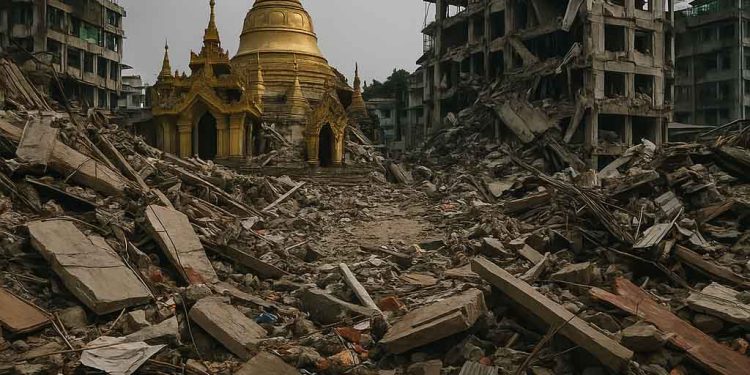 Gempa Dahsyat Guncang Myanmar, Korban Tewas Capai Ribuan Orang